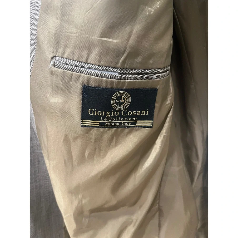 Giorgio Cosani Le Collezioni Milano Italy Men's‎ Blazer Jacket Brown size 42R